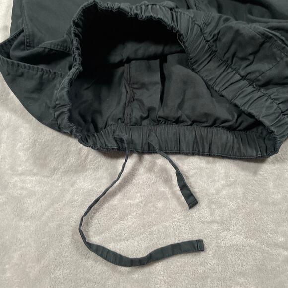 Venroy Pants Large Black Tencel Linen Drawstring Pull On Luxury Casual Stretch - Picture 6 of 11